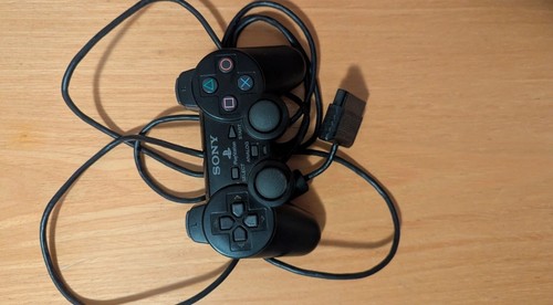 Controller ps2 nero - nero, originale